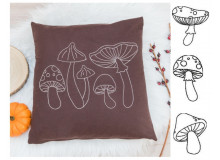 ADVENTSKALENDER 15. Dezember - Stickserie Pilzwald Doodle Appli